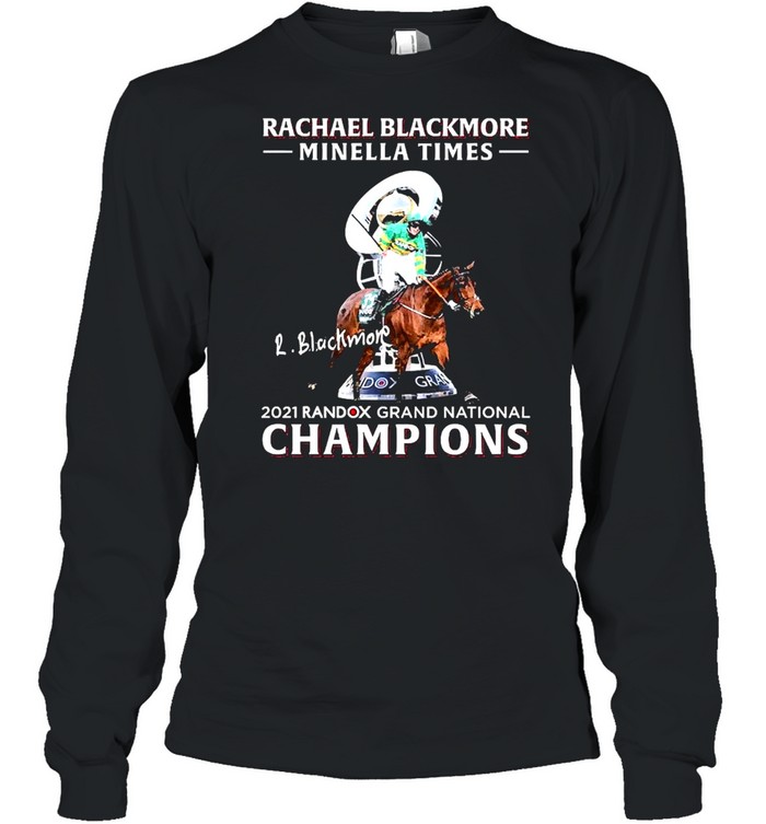 Rachael Blackmore Minella Times 2021 Randox Grand National Champions Long Sleeved T-shirt