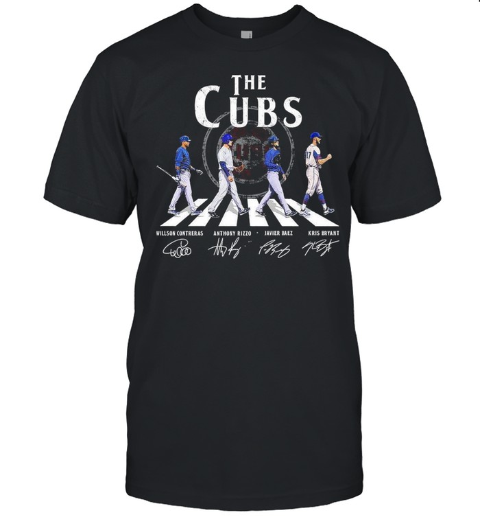 Chicago Cubs Abbey Road Signatures Shirt - High-Quality Printed Brand