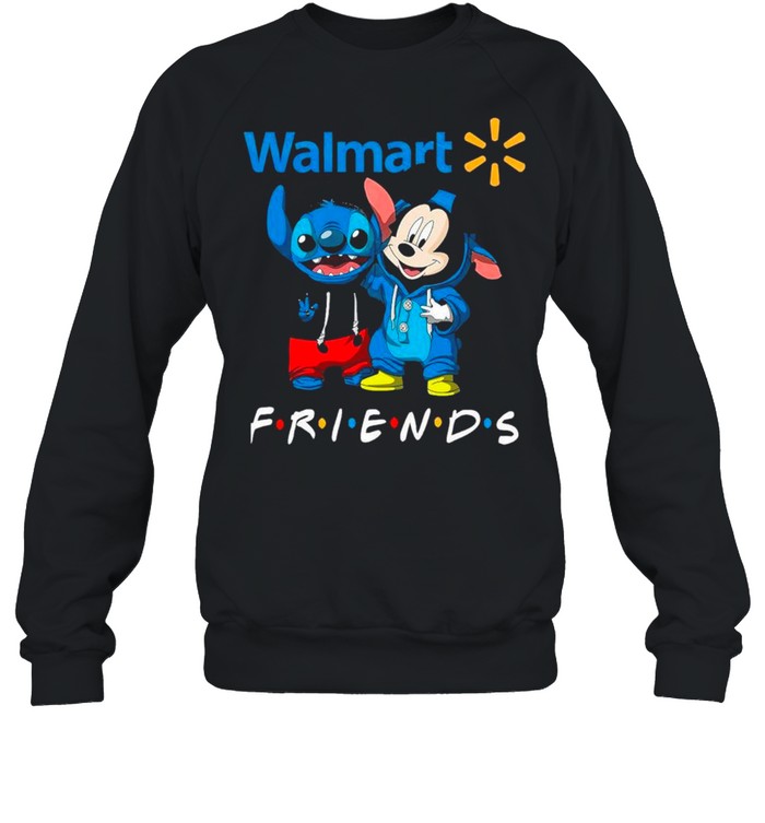 Disney Mickey Mouse And Baby Stitch Friends With Walmart Shirt, Disney Gifts  For Women - Wear Love, Share Beauty