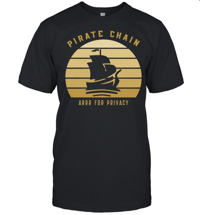 Pirate Chain Arrr For Privacy Crypto Currency shirt