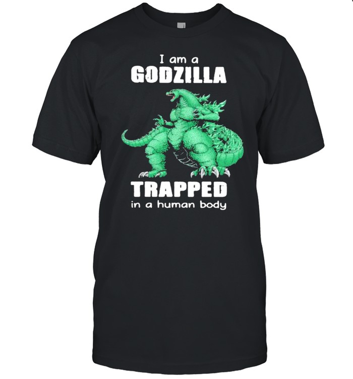 I am a Godzilla trapped in a human baby monster shirt Classic Men's T-shirt