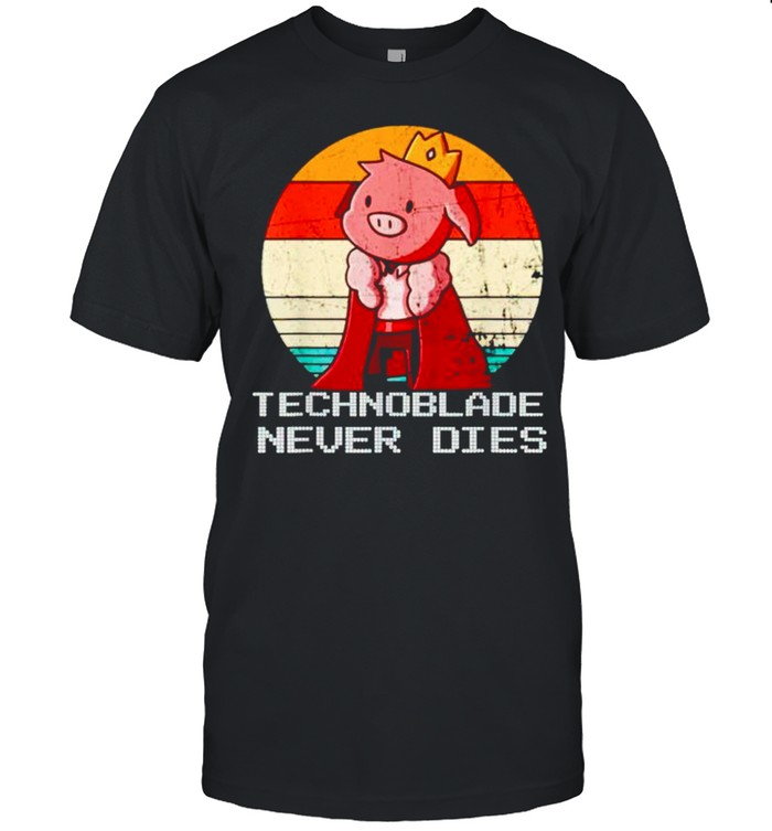 Technoblade Never Dies Funny Cosplay Video Gamer Merch Novelty Men's  T-Shirt Tee