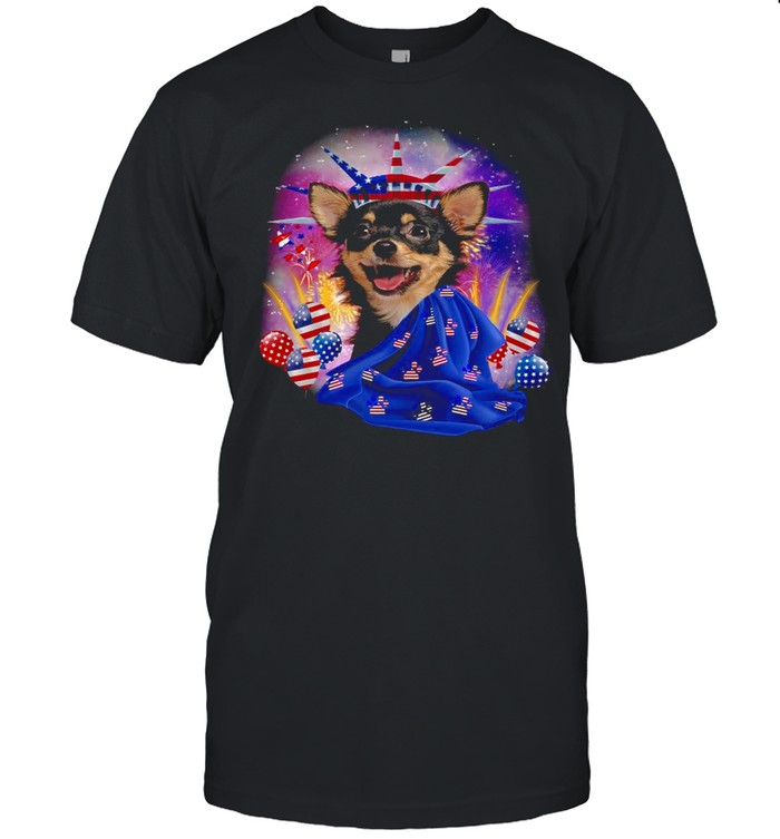 Chihuahua Independence Liberty For Chihuahua Lover T-shirt Classic Men's T-shirt