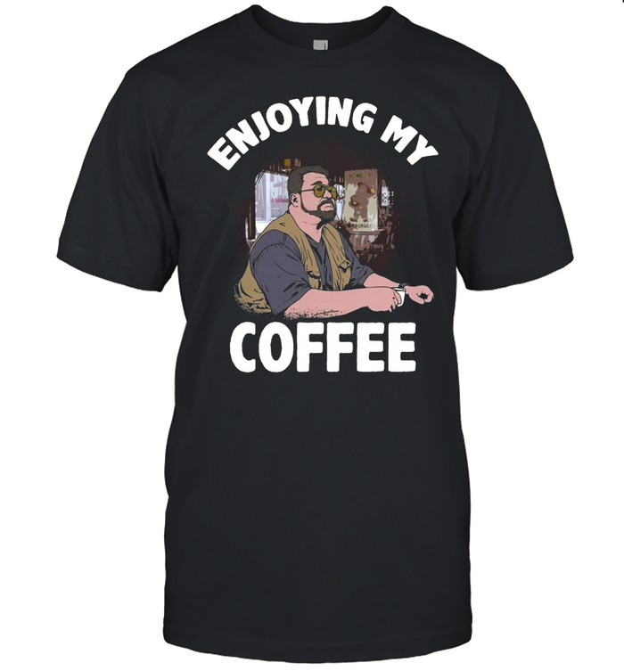 Enjoying My Coffee Coaster T-shirt Classic Men's T-shirt
