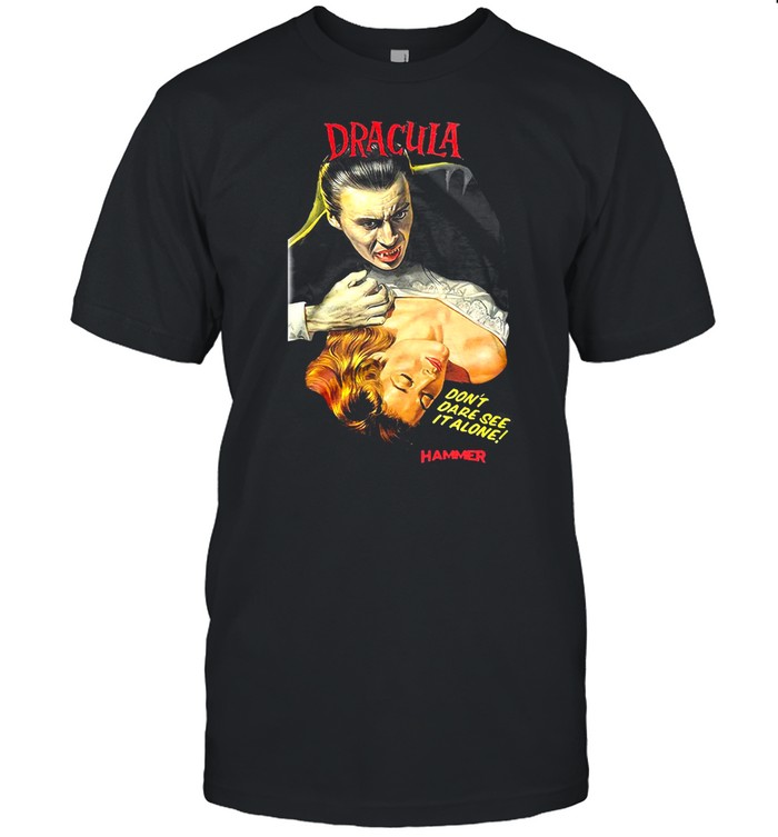 Hammer Horror Dracula Don’t Dare See It Alone T-shirt Classic Men's T-shirt