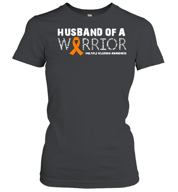 Husband Of A Warrior Multiple Sclerosis Awareness Family T-shirt Classic Women's T-shirt