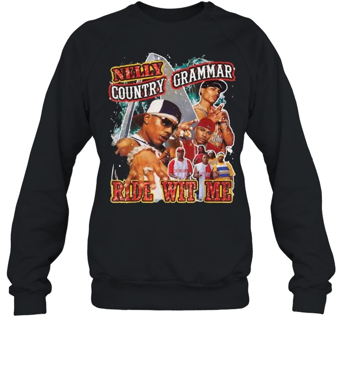 Vintage Nellys Country Grammar Ride Wit Me Rapper T-Shirt