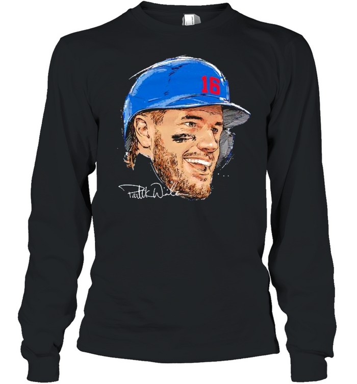 Patrick Wisdom Chicago Cubs Highlight signature shirt