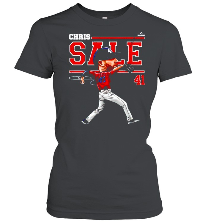 Boston Baseball 41 Chris Sale Cartoon signature shirt - Trend T