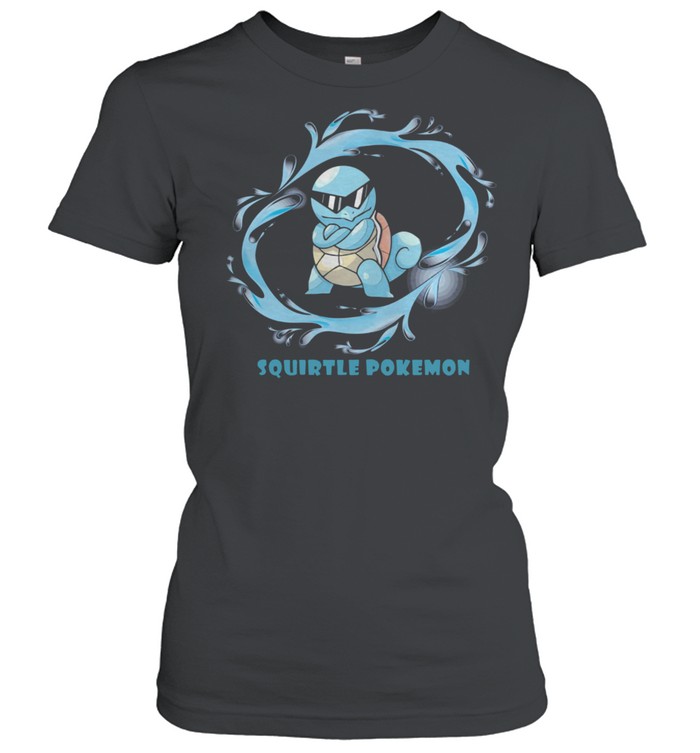 Pokemon Squirtle Turquoise Men's Graphic T-Shirt New 