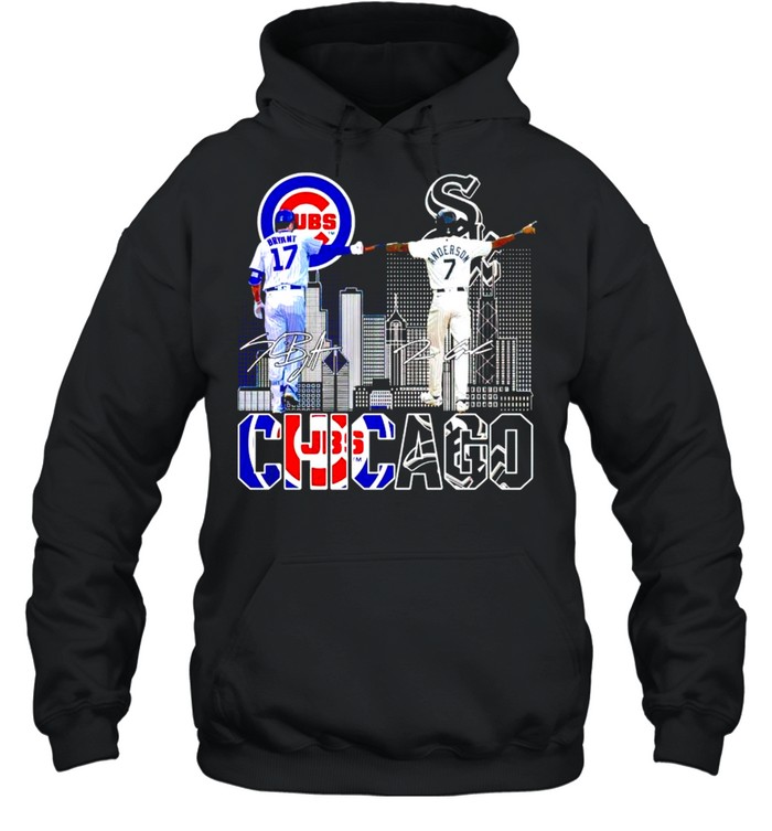 Chicago Cubs and Chicago White Sox champions Bryant and Anderson shirt,  hoodie, sweater, long sleeve and tank top