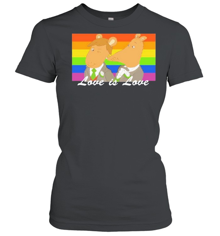 Arthur Gay Rat Wedding Love Is Love shirt Classic Women's T-shirt
