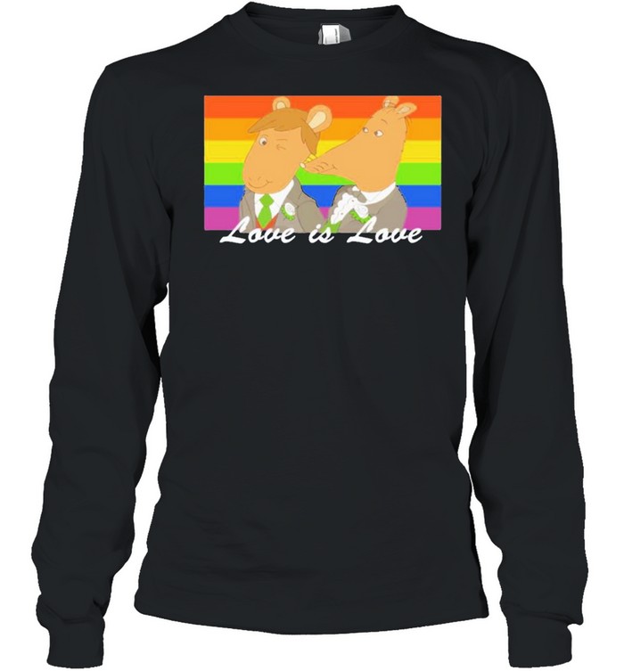 Arthur Gay Rat Wedding Love Is Love shirt Long Sleeved T-shirt
