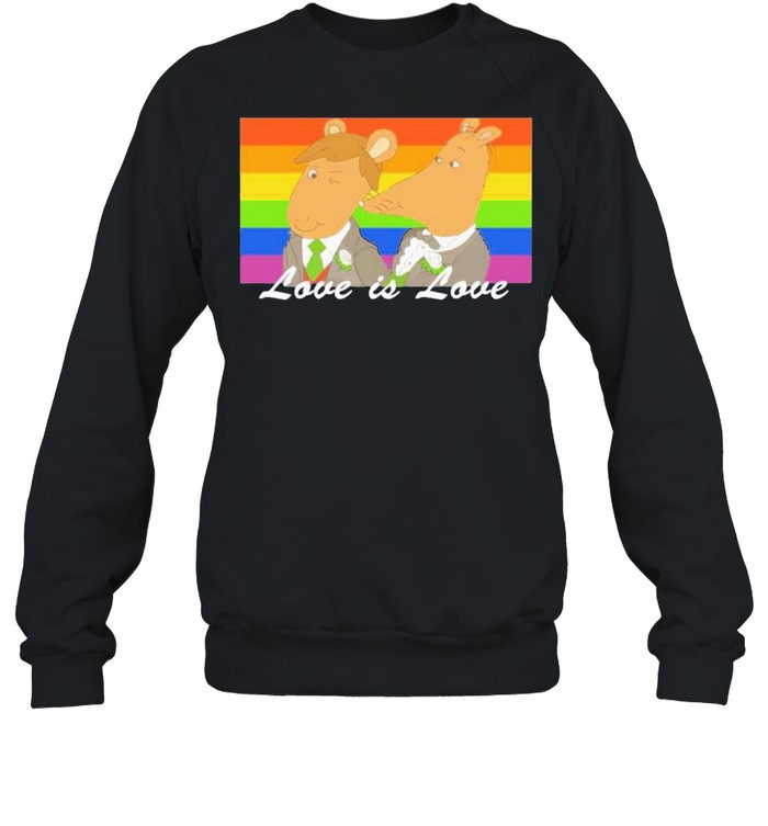 Arthur Gay Rat Wedding Love Is Love shirt Unisex Sweatshirt