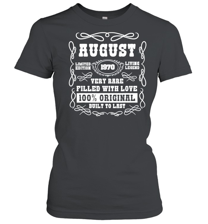 August 1970 limited edition 51th birthday shirt Classic Women's T-shirt