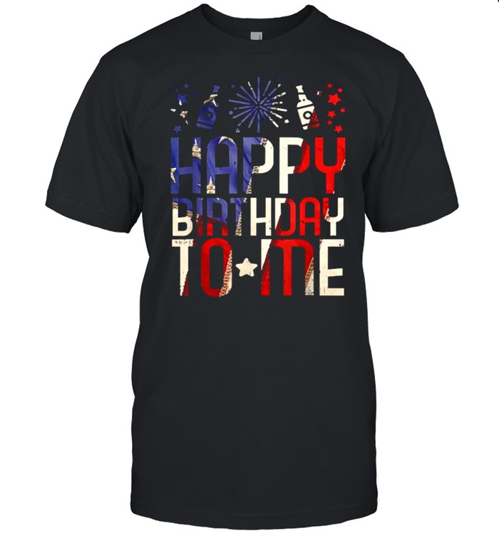 Happy birthday to me 4th of july party american T- Classic Men's T-shirt