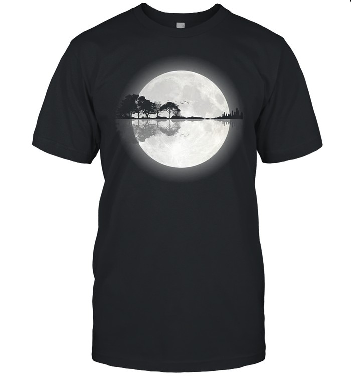 Moonlight Nature Guitar T-shirt Classic Men's T-shirt
