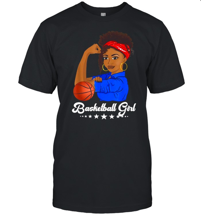 Basketball Black Girl Vintage Love Afro Basketball Girls T- Classic Men's T-shirt