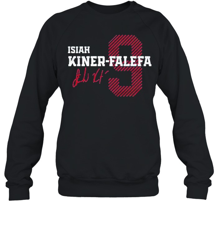 Texas Rangers Isiah Kiner-Falefa 9 signature shirt - Kingteeshop