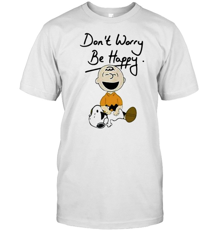 Don’t Happy Be Happy Snoopy  Classic Men's T-shirt
