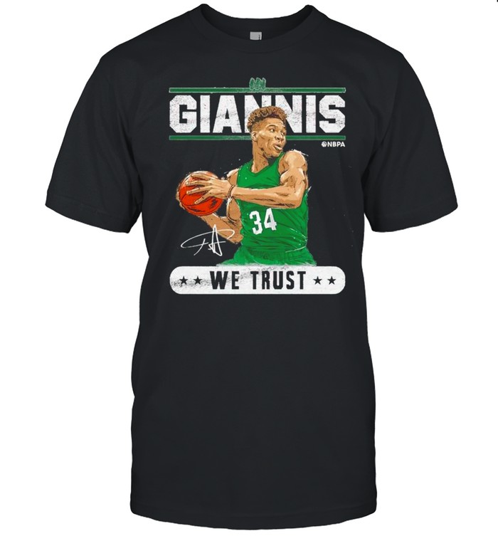 Giannis Antetokounmpo in giannis we trust shirt Classic Men's T-shirt