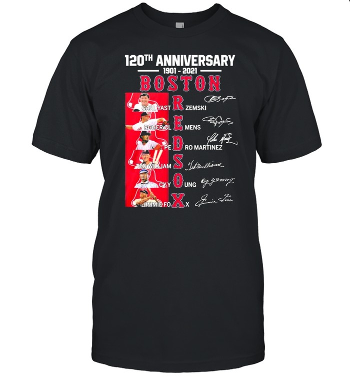 120th anniversary 1901 2021 boston red sox carl yastrzemski and