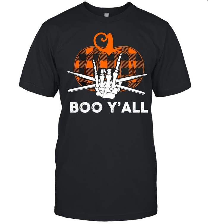 Boo Yall Drumsticks Pumpkin Classic shirt