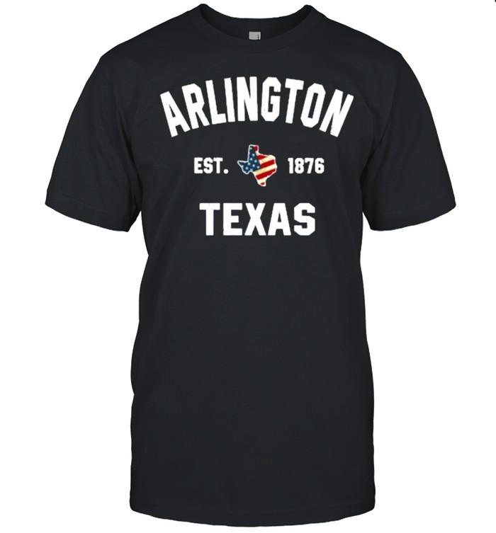 Arlington Texas TX American Flag Est 1876 T- Classic Men's T-shirt