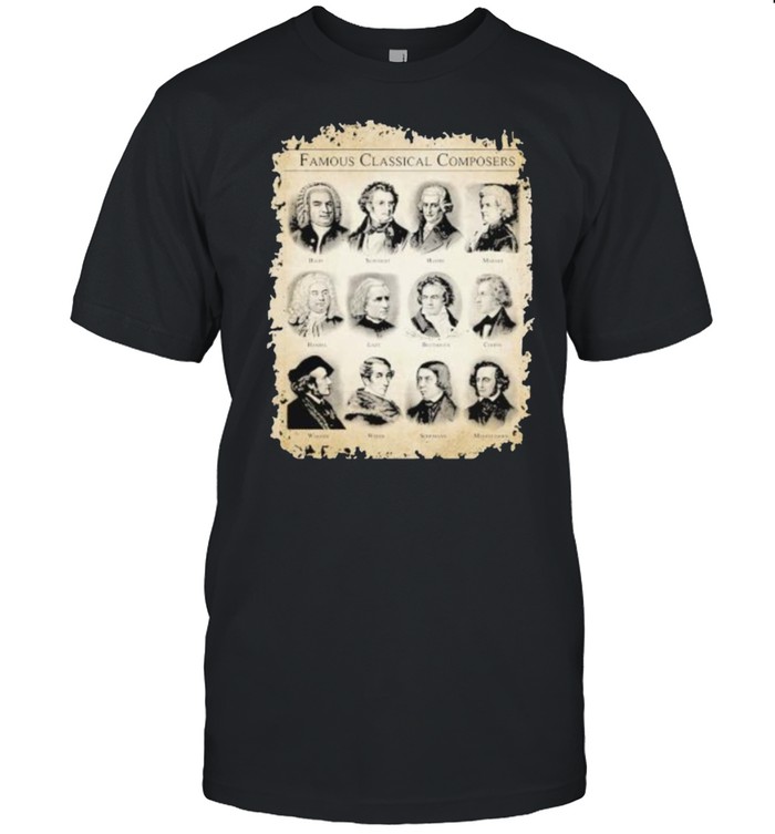 Famous classical composers music shirt Classic Men's T-shirt