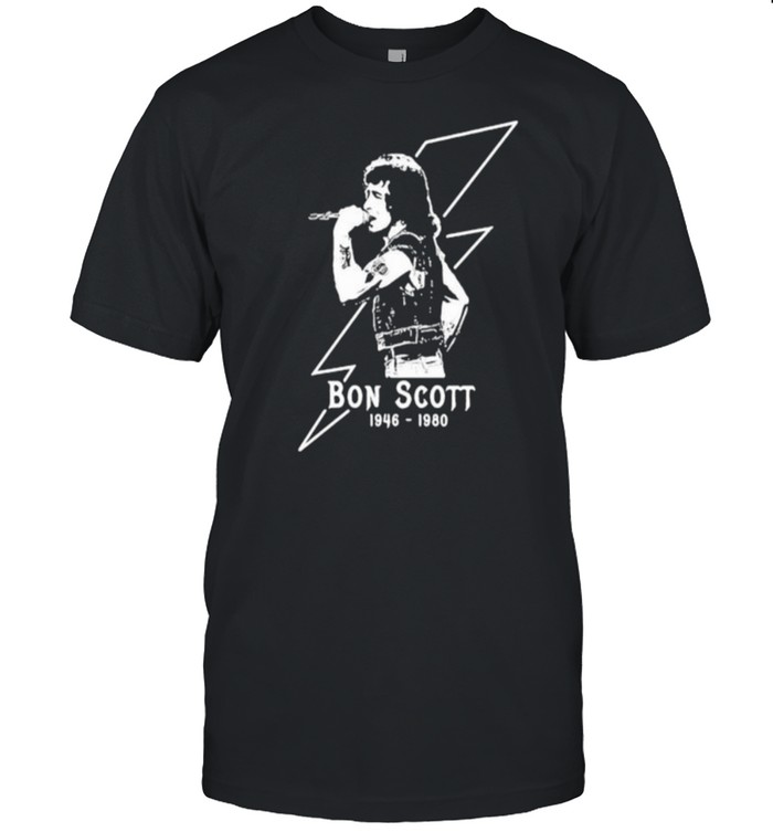 Bon scott 1946 1980 legends music shirt