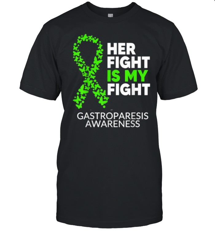 Her Fight is my Fight Green Ribbon Gastroparesis Awareness T- Classic Men's T-shirt