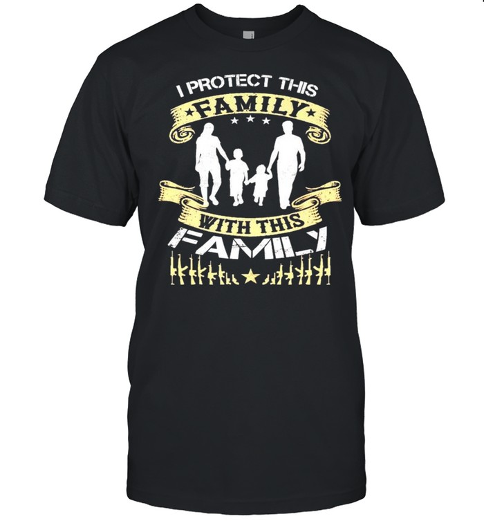 I protect this family with this family shirt Classic Men's T-shirt