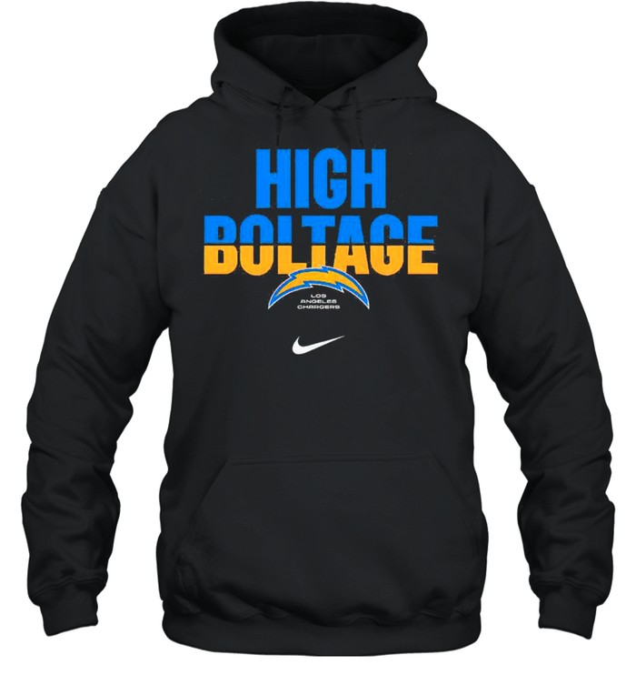 Los Angeles Chargers Fanatics Branded Hometown High Boltage T-Shirt -  Heathered Charcoal