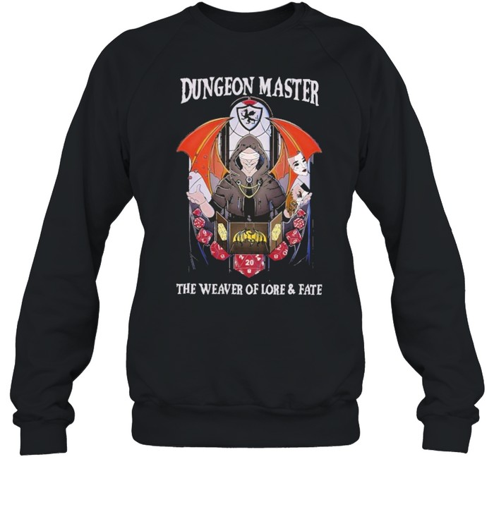 Dungeon master the weaver of lore and fate shirt Unisex Sweatshirt