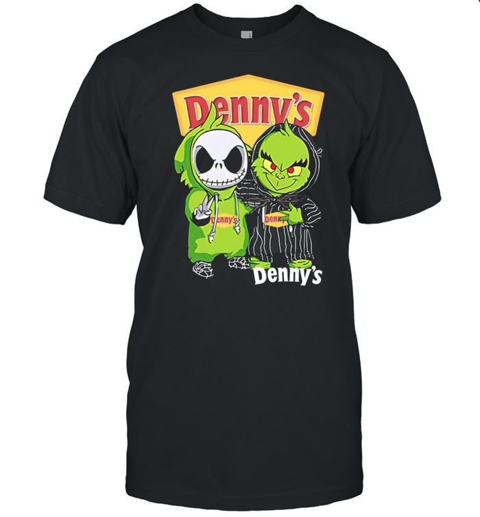 Grinch and Jack Skellington Denny’s denny’s shirt