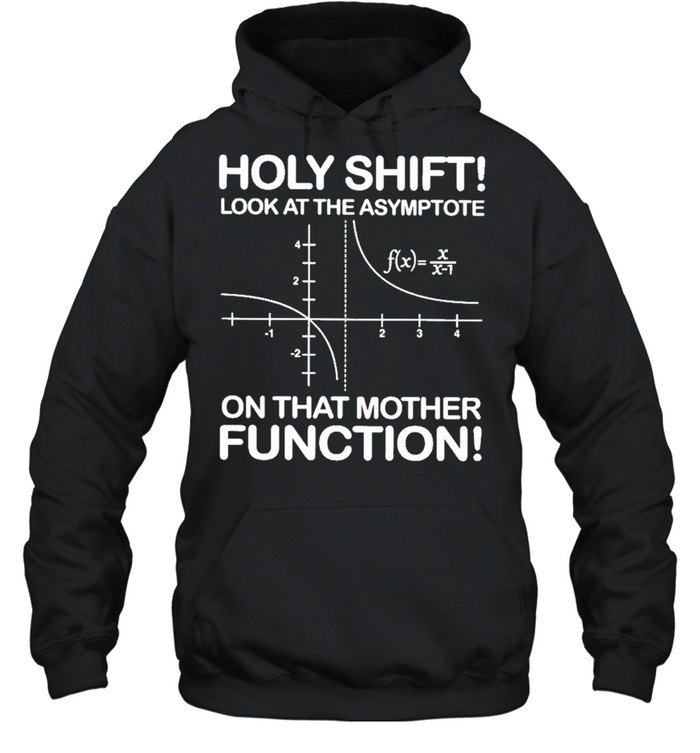 Holy shift look at the asymptote on that mother function shirt Unisex Hoodie