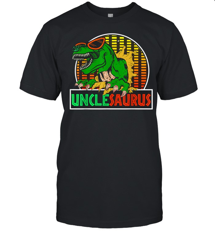 Mens Retro Nephews Uncle Saurus Rex Unclesaurus shirt