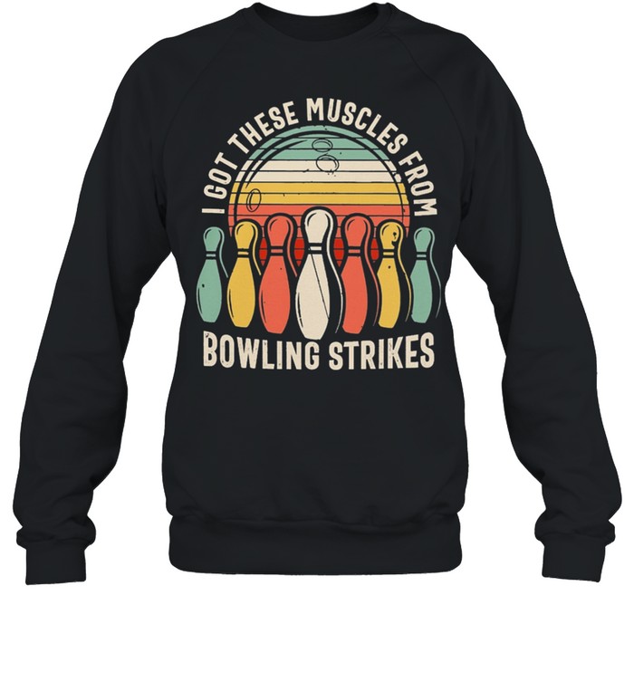 Bowling Strikes Vintage T-Shirt
