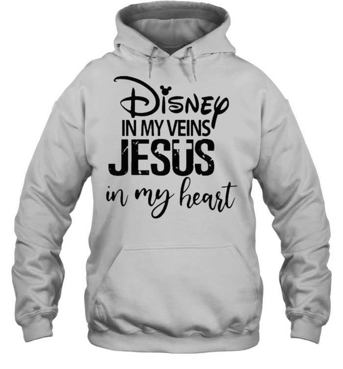 Disney Mickey Mouse In My Veins Jesus In My Heart Shirt, Disney Gifts For  Men - Wear Love, Share Beauty