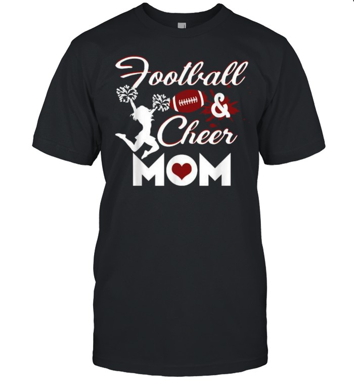 football And Cheer Mom School Sports Funny Football Players T- Classic Men's T-shirt