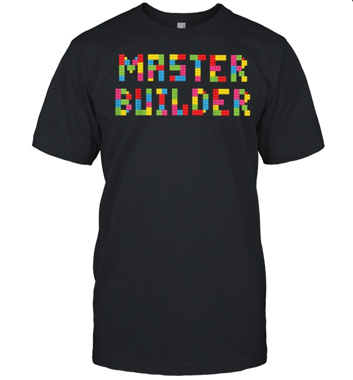 MASTER BUILDER Building Blocks Toys shirt Classic Men's T-shirt