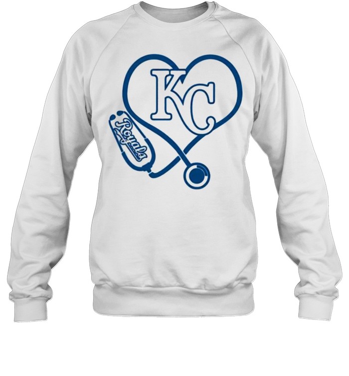 nurse KC Royals Heart Shirt - Kingteeshop