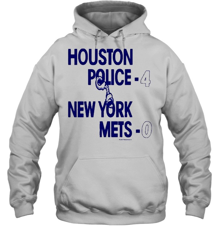 Vintage Houston Police 4 New York Mets 0 T-Shirt, Hoodie, Long