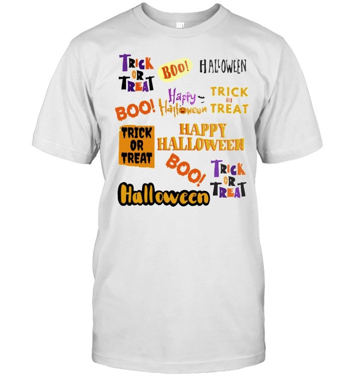 Trick or treat Halloween boo shirt
