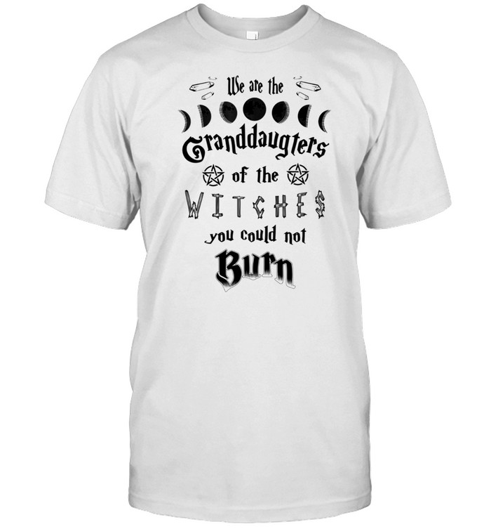 We Are The Granddaughters Of The Witches Halloween Pentagram shirt Classic Men's T-shirt