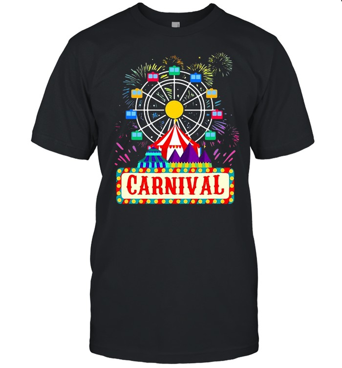 Carnival Party Circus Ferris Wheel Novelty Souvenir T-shirt