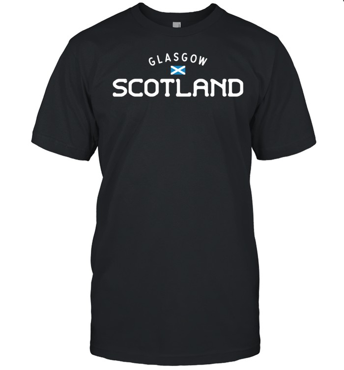 Glasgow Scotland With Distressed Scottish Design shirt