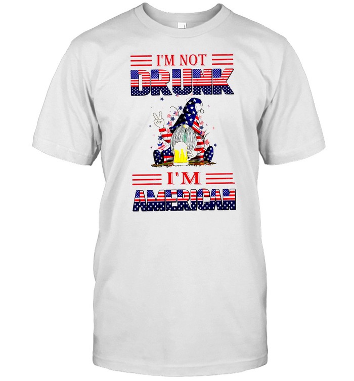 I’m not drunk i’m american shirt Classic Men's T-shirt