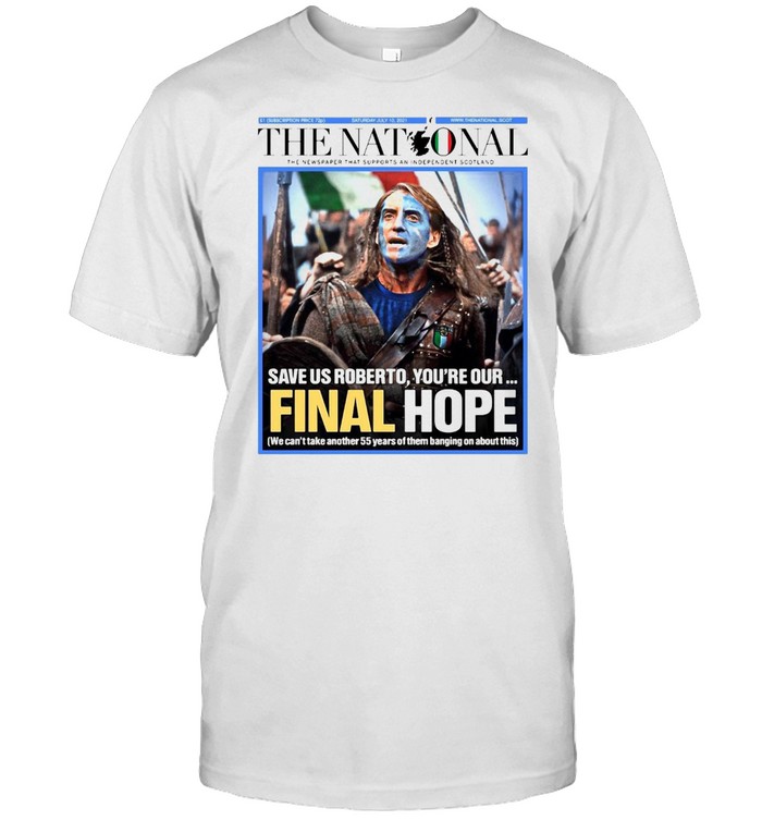 Italian The Nationals Braveheart Final Hope T-shirt Classic Men's T-shirt