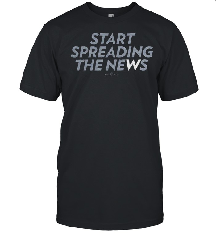 The Start Spreading The News  Classic Men's T-shirt